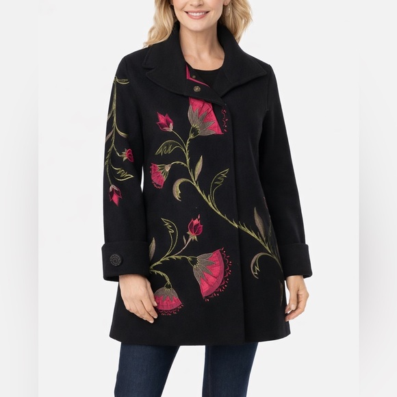 Covelo Jackets & Blazers - Covelo Poppy Wool Coat